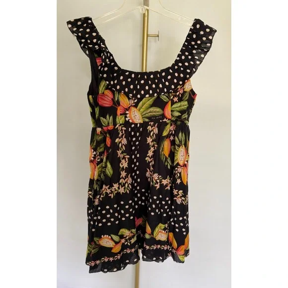 farm rio cocoa paradise mini dress FARM Rio Cocoa Paradise Mini Dress Size M ThriftWardrobe